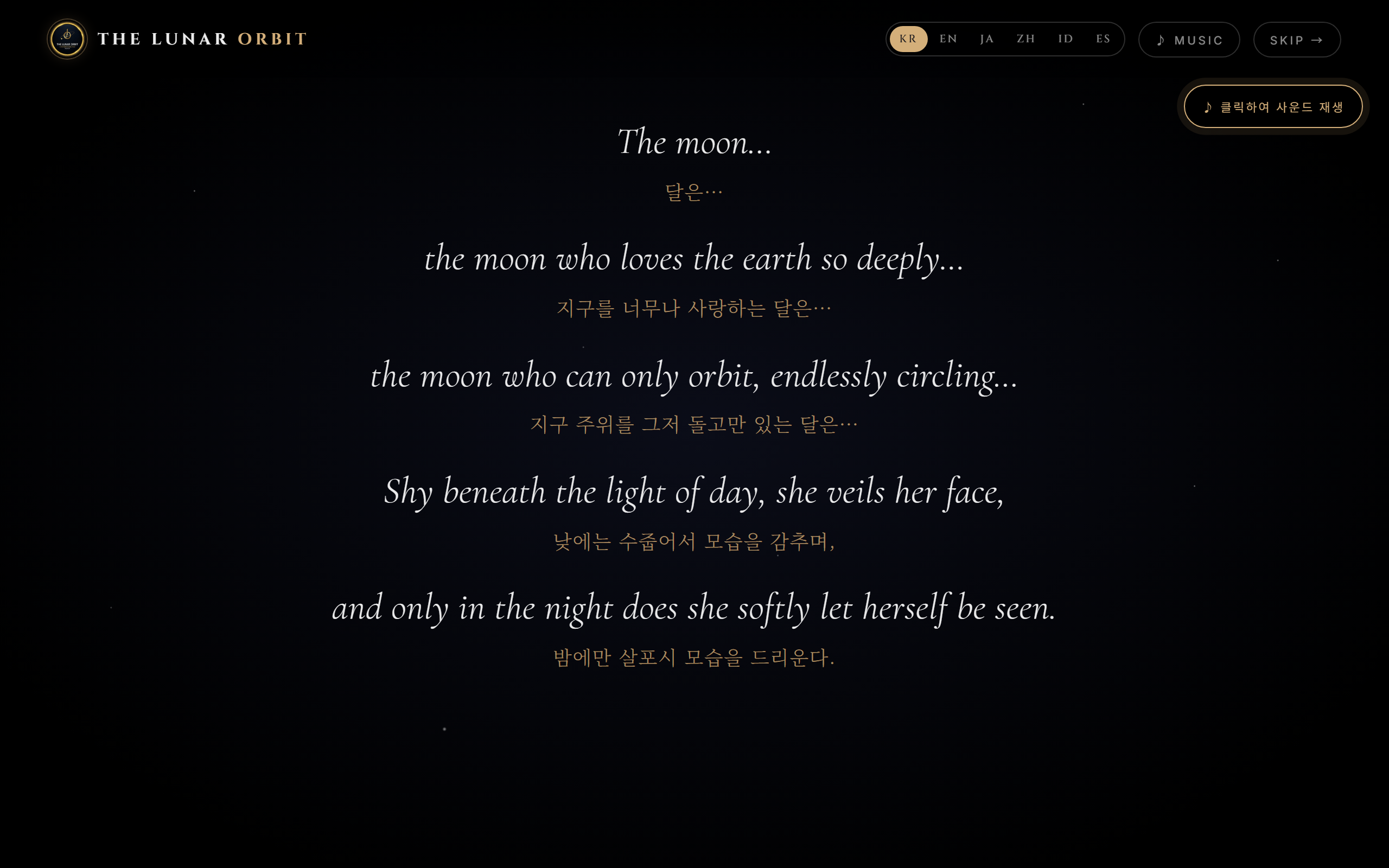THE LUNAR ORBIT